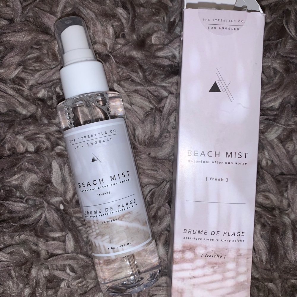Beach mist after sun spray
